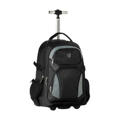 Clio Executive Backpack 18" Trolley Young Adults - Durable polyester, padded laptop compartment devices up to 18 inches, and ergonomic reinforced handles make it the perfect business backpack for school or casual outings.