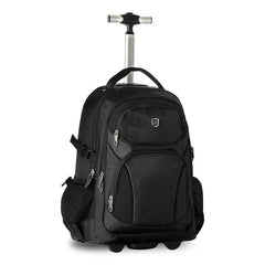 Clio Executive Backpack 18" Trolley Young Adults - Durable polyester, padded laptop compartment devices up to 18 inches, and ergonomic reinforced handles make it the perfect business backpack for school or casual outings.
