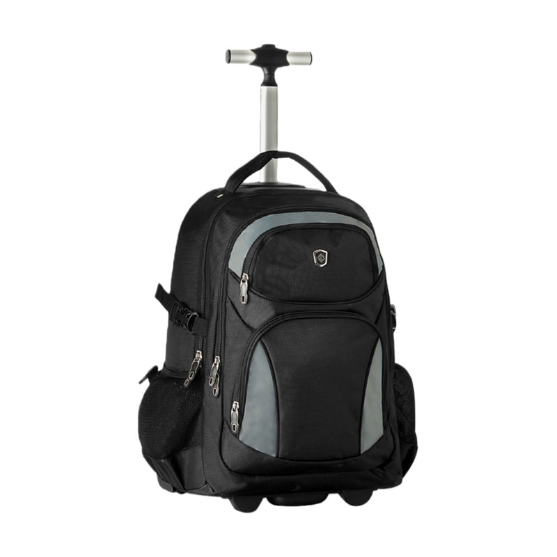 Clio Executive Backpack 18" Trolley Young Adults - Durable polyester, padded laptop compartment devices up to 18 inches, and ergonomic reinforced handles make it the perfect business backpack for school or casual outings.