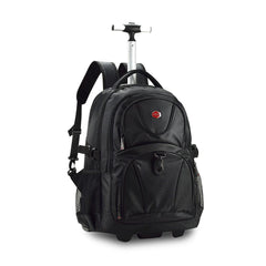 Clio Executive Backpack 18" Trolley Teens, designed laptops up to 18 inches, made of durable polyester with ergonomic handles CE certification, perfect for school, travel, and daily use.