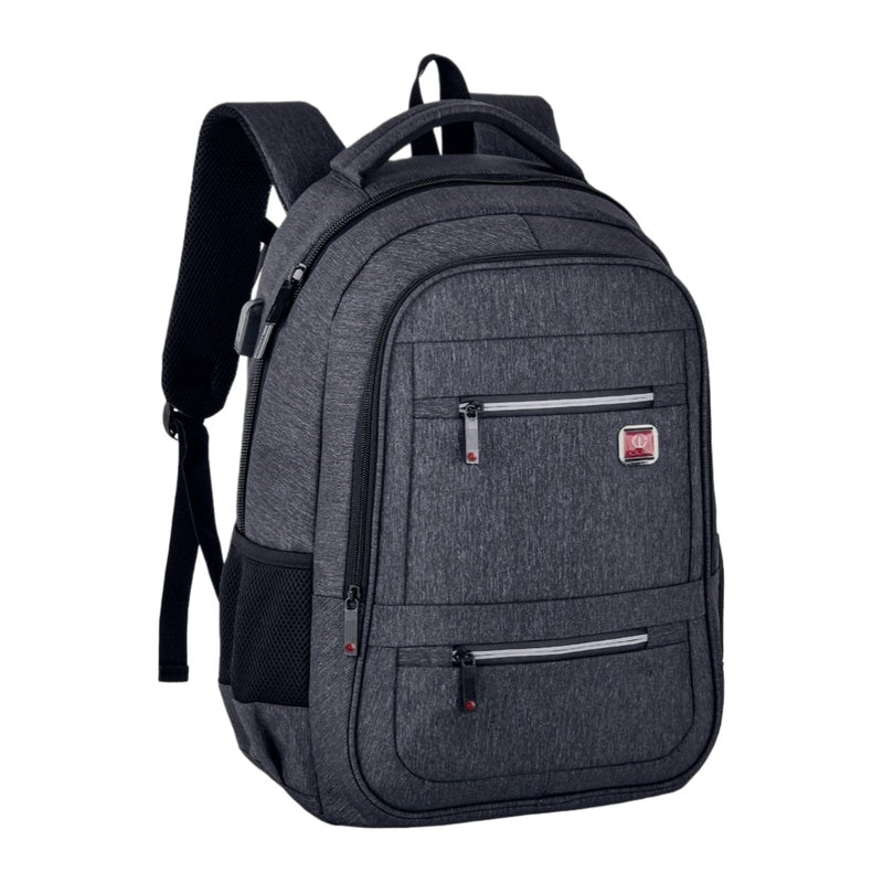 Clio School Backpack 18" Laptop – Stylish Functional Design, made from durable polyester with padded compartment secure storage, perfect for students and daily outings.