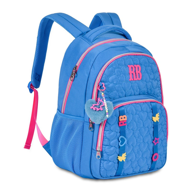 Clio x rebecca bonbon youth school backpack women - large capacity, waterproof, sweet and modern aesthetic style, ideal as university or travel bag, original high quality, perfect for a gift, unisex