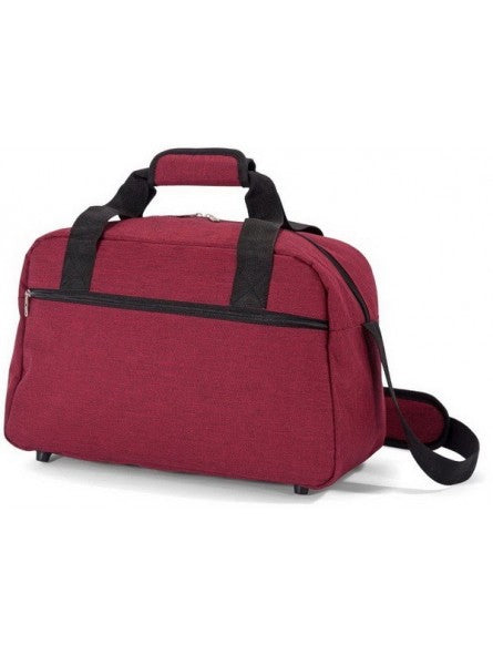 BENZI Bolso de Viaje 40x25x20 cm, Asa Doble y Larga, Equipaje de Mano, Bolsillo Delantero, Cinta adaptable a Maleta