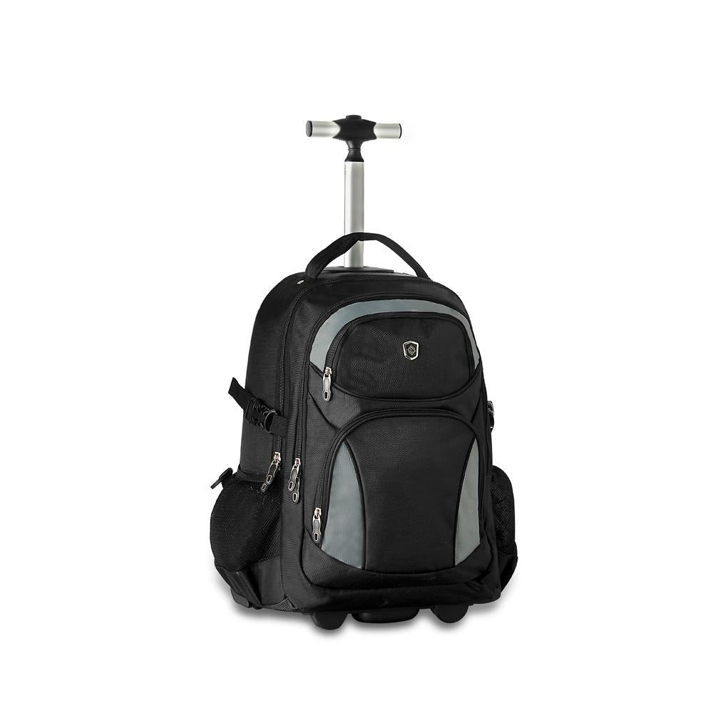 Clio Executive Backpack 18" Trolley Young Adults - Durable polyester, padded laptop compartment devices up to 18 inches, and ergonomic reinforced handles make it the perfect business backpack for school or casual outings.