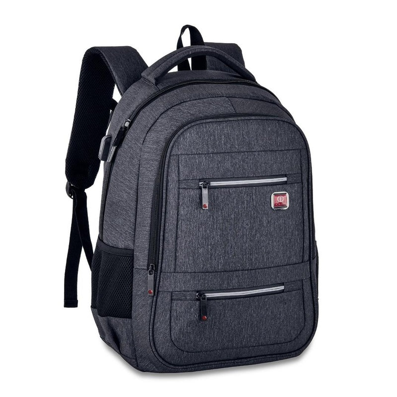 Clio School Backpack 18" Laptop – Stylish Functional Design, made from durable polyester with padded compartment secure storage, perfect for students and daily outings.